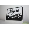 Naklejka Hustla Online Świat Kosmetyków - Mycie 15,5x11cm
