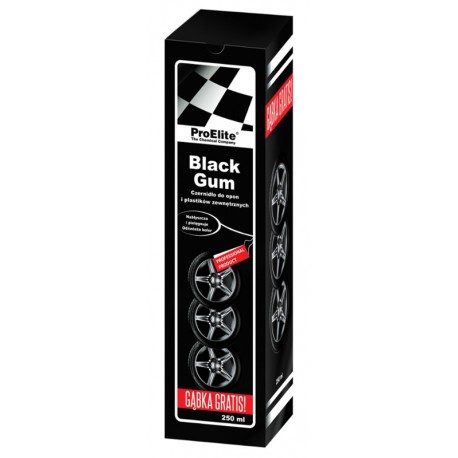 ProELITE Czernidło do opon - Black Gum 250ml - 5L