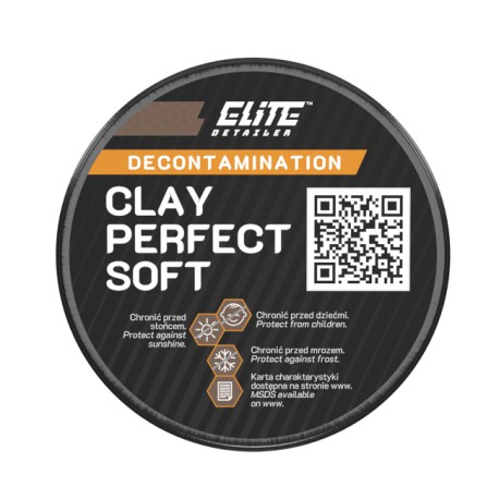 Elite Detailer Clay Perfect 100g - Soft / Medium / Hard - glinka do lakieru 3 twardowści