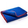 Hustla Online Świat Kosmetyków - FLUFFY Blue Classic 90x60cm 460gsm niebieski czerwone obszycie