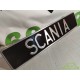 Gotowa tablica tłoczona czarna Scania alu brush