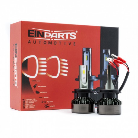 Einparts EPLH33 6000K Żarówki LED H7 FLIP CHIP USA 12/24V