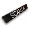 Gotowa tablica tłoczona czarna Scania alu brush