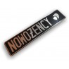 Gotowa tablica tłoczona czarna Nowożeńcy alu brush napis