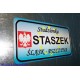 Tablica aluminiowa z Twoim napisem i zdjęciem/grafiką w tle - rozmiar USA, Polski samochodowy i motocyklowy